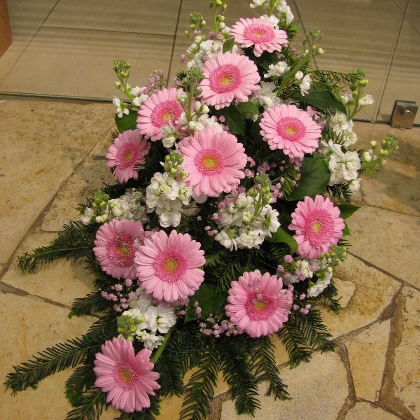Blumenbukett, rosa/weiß Bild 1